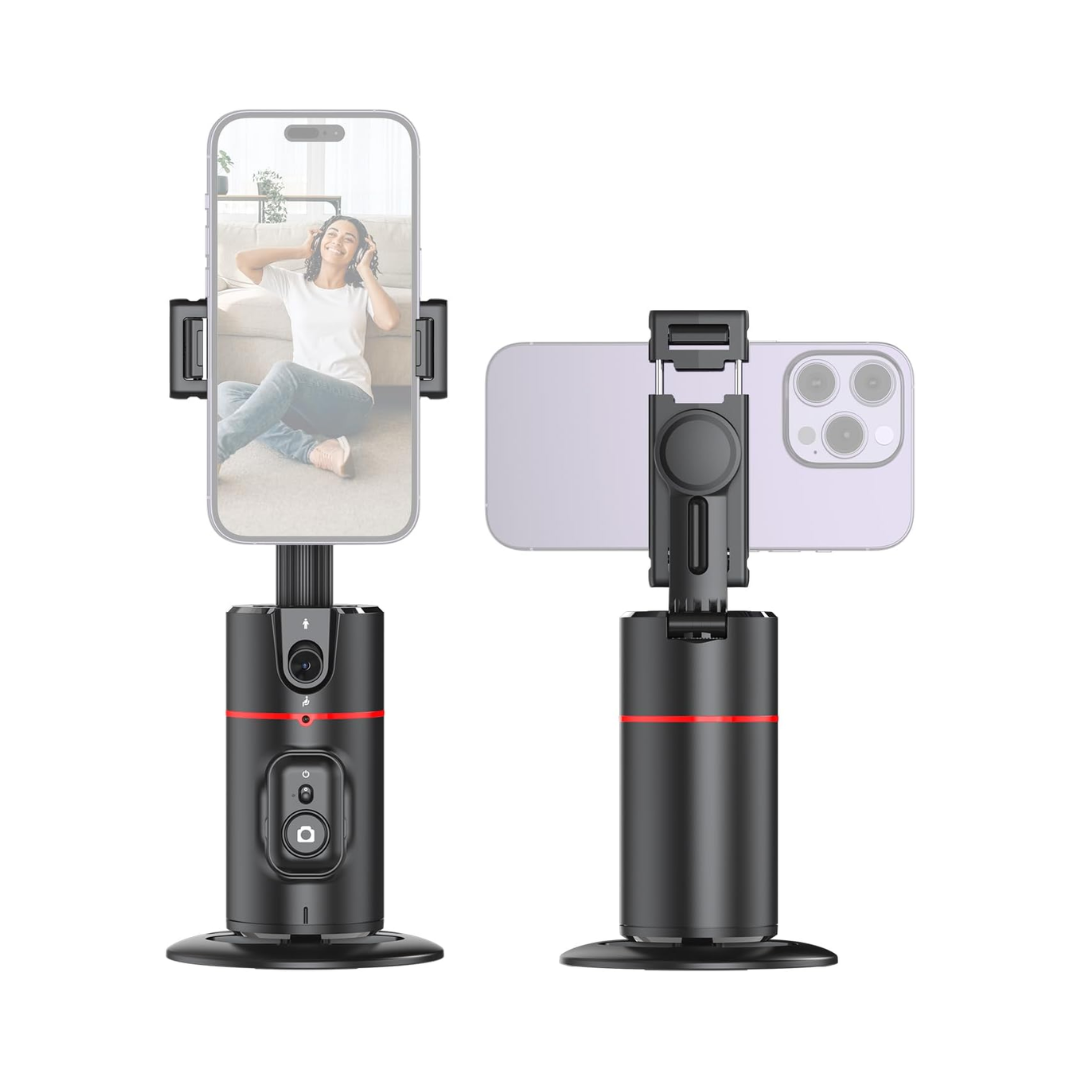 Tripé com Rastreamento Facial Automático e Suporte Universal