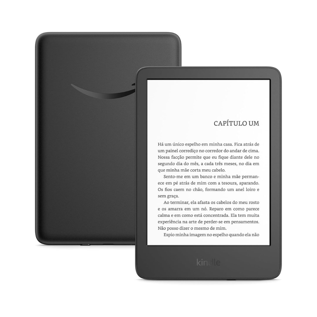 Kindle 16 GB Preto – Leitor Digital com Tela de 6 Polegadas e Iluminação Ajustável