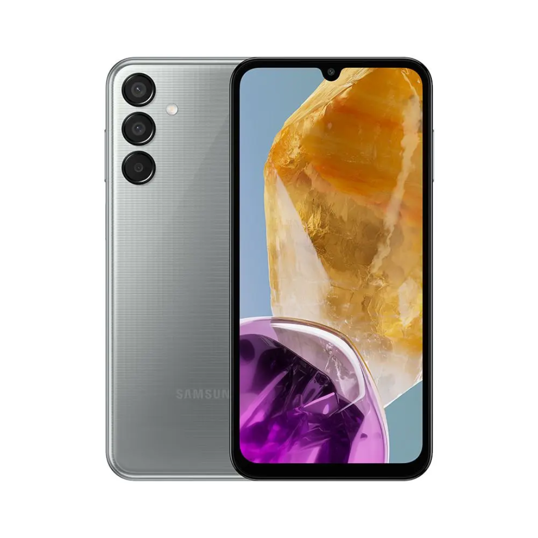 Smartphone Samsung Galaxy M15 128GB com Bateria de 6.000mAh Cinza