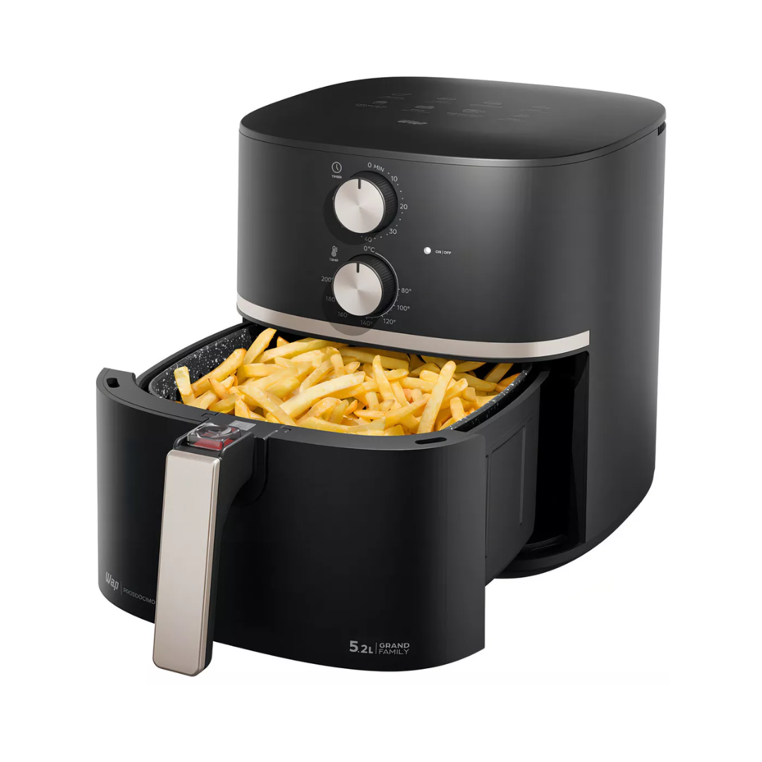 Fritadeira WAP Air Fryer Grand Family 5,2L com Revestimento Antiaderente