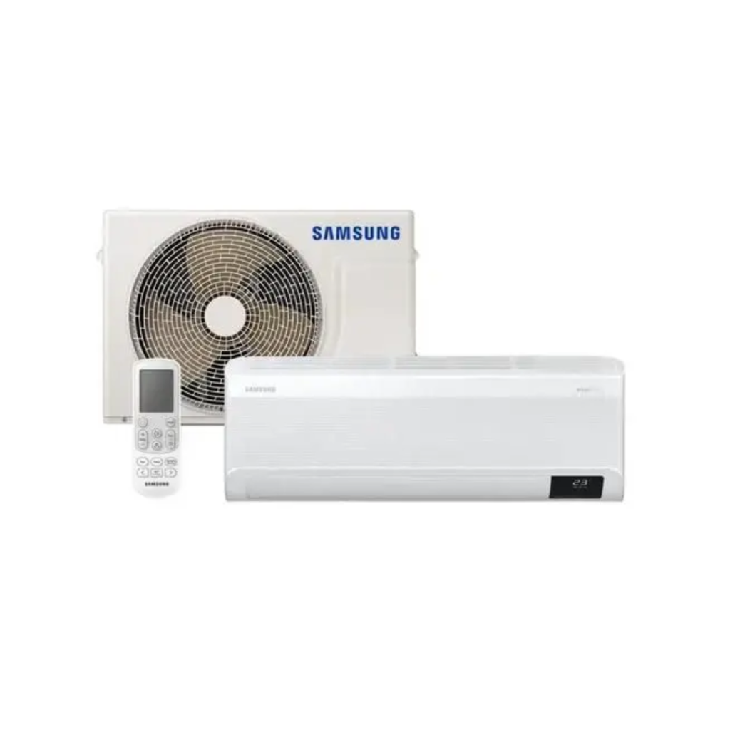 Ar Condicionado Split Inverter 12000 BTUs Samsung WindFree AI Quente e Frio WiFi Integrado AR12DXFAAWKNAZ 220V