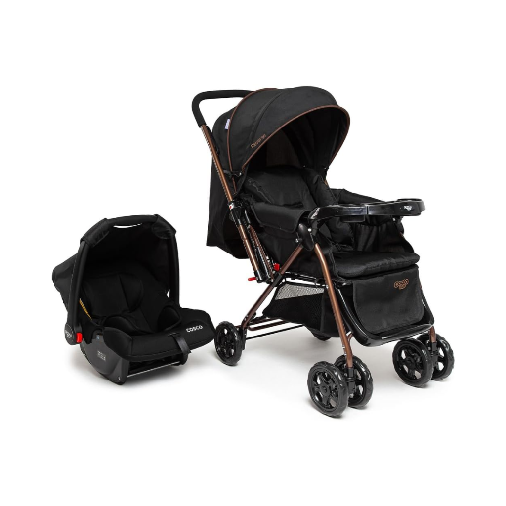 Cosco Kids, Travel System Reverse, Preto Bronze