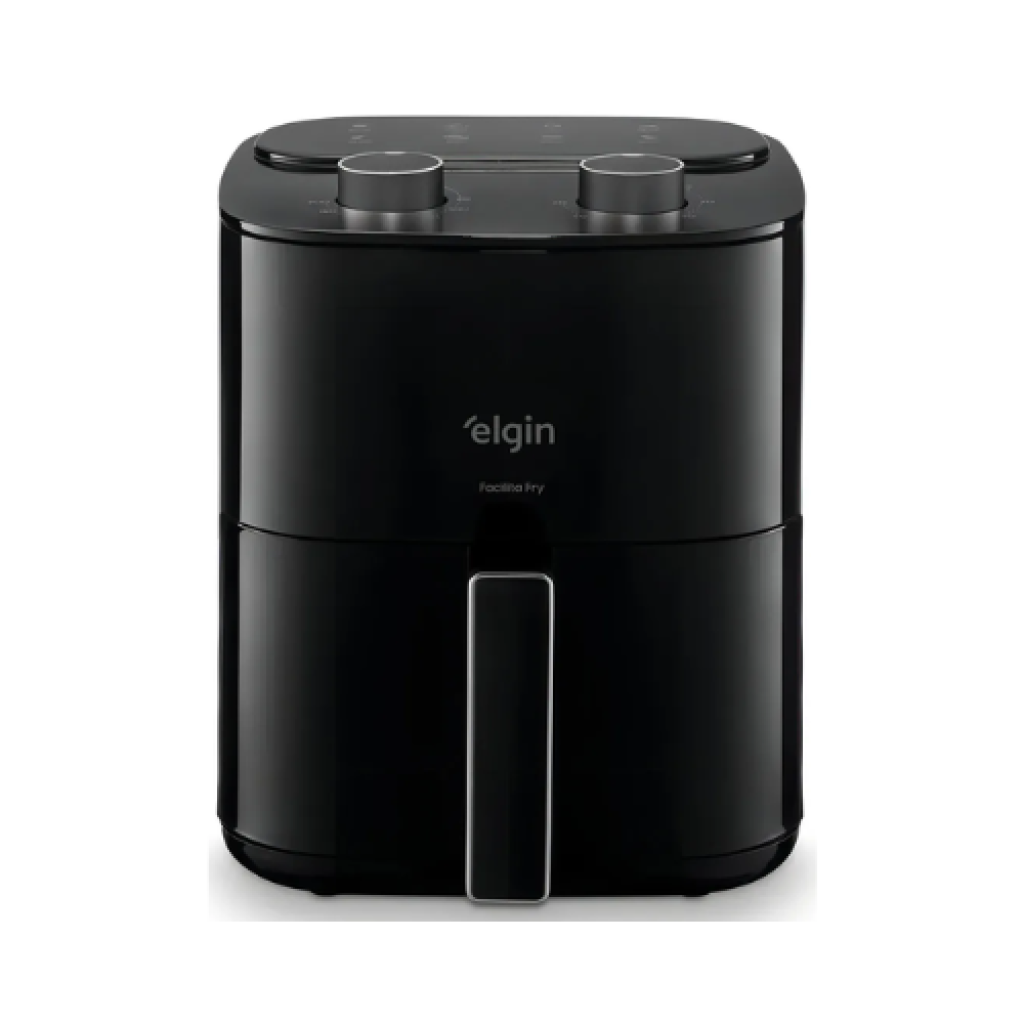 Fritadeira Sem Óleo Elgin Facilita Fry 3,5L Potência 1400W Controle Temperatura Preta