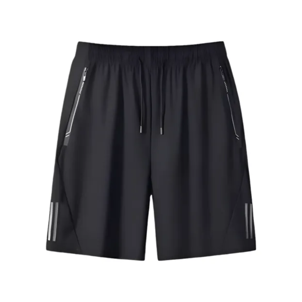 Bermuda Masculino 2 Bolsos Zíper Secagem Rápida Fina