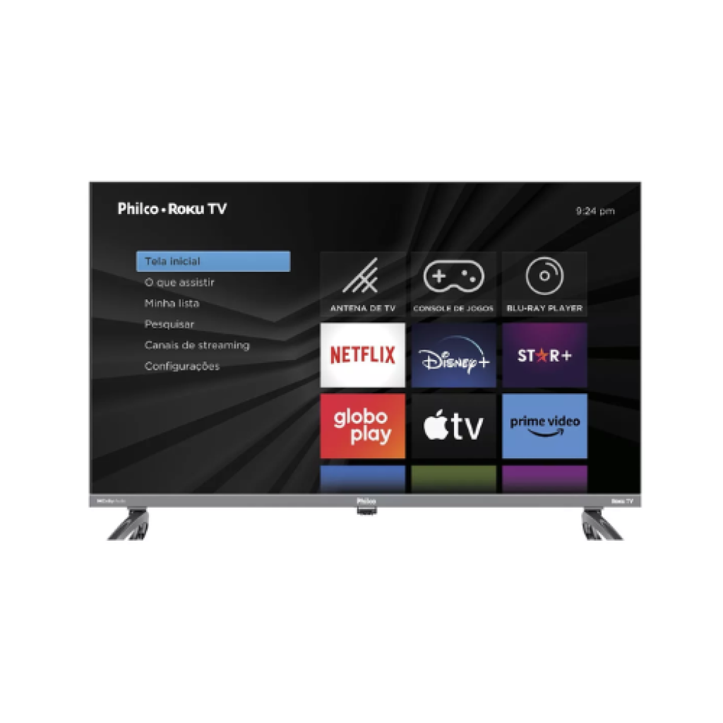 Smart TV 32” Philco Roku TV LED HD Wi-Fi HDMI USB Dolby Audio PTV32K34RKGB