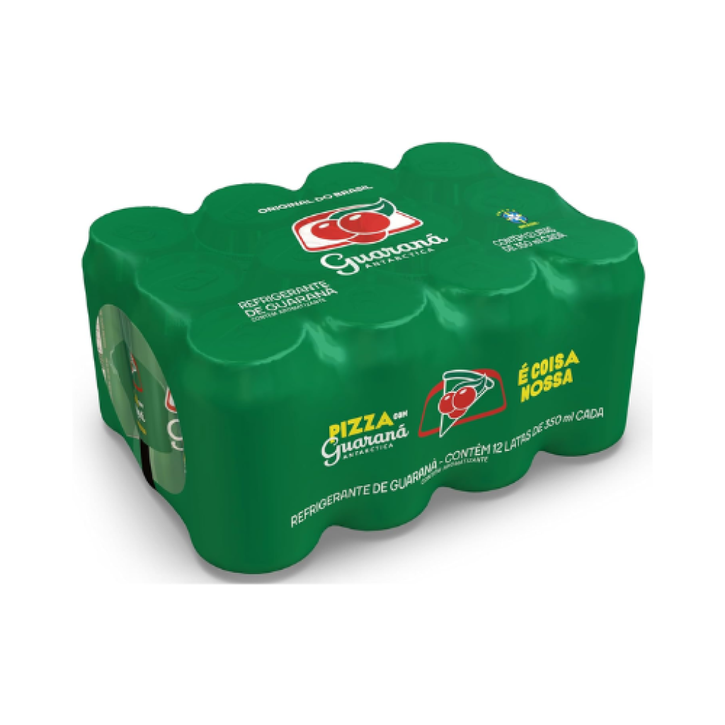 Refrigerante Guaraná Antarctica Lata 350ml – Pack com 12 Unidades