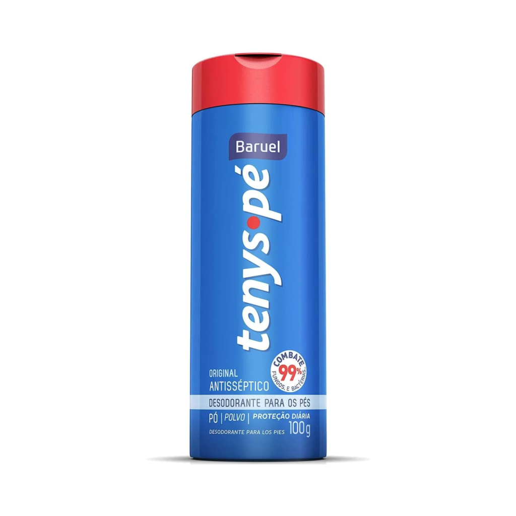 Talco Desodorante Baruel, Tenys Pé, 100 G