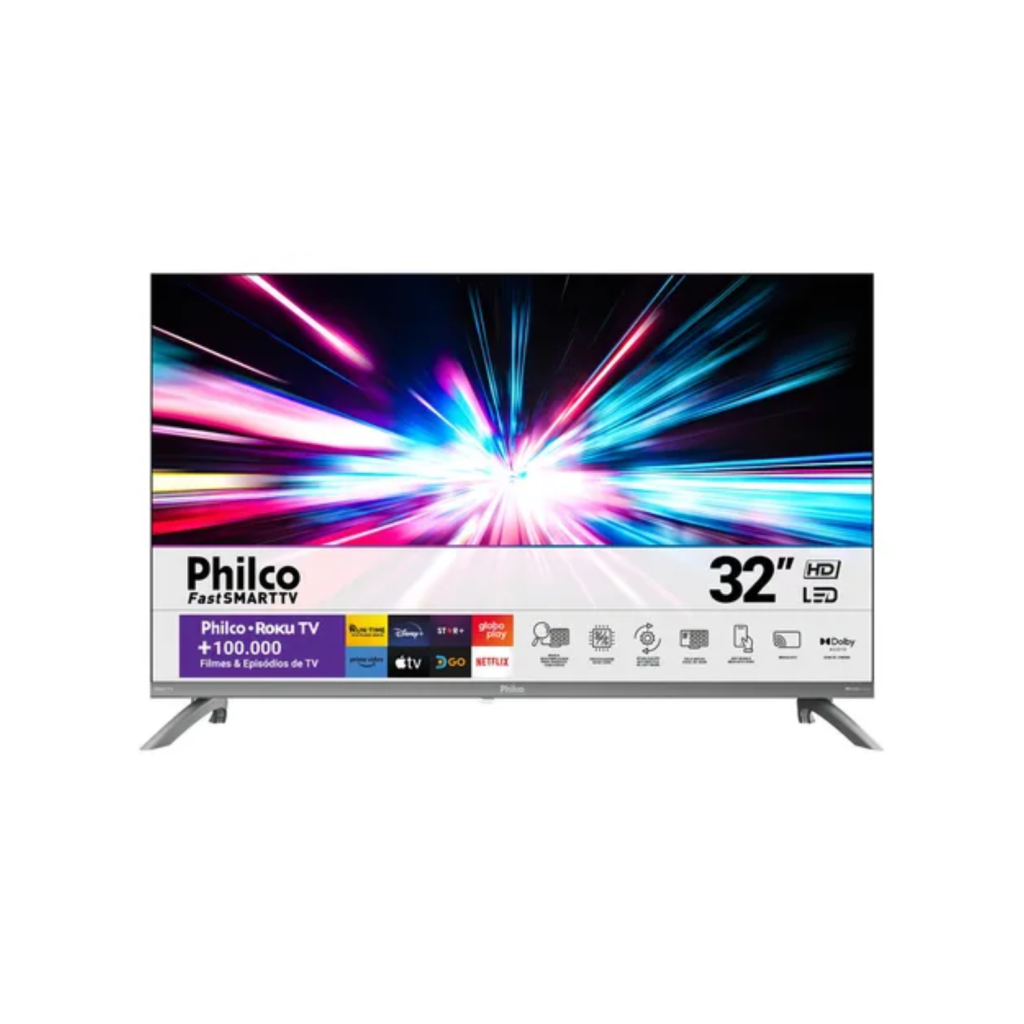 Smart Tv 32 Philco Led Roku Tv Hd Dolby Audio P32cra