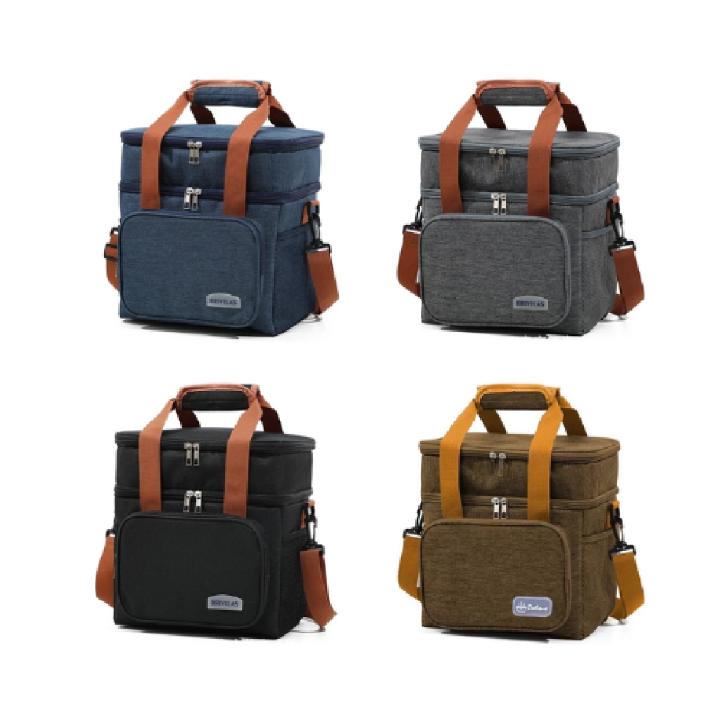 Bolsa Térmica Expansível 20L, Impermeável, Grande Capacidade para Piquenique e Viagem