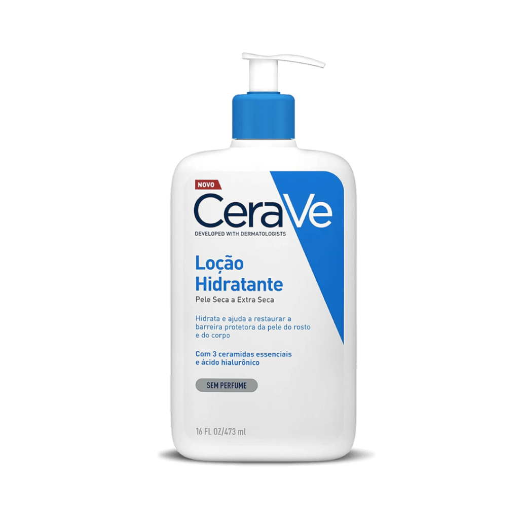 CeraVe, Loção Hidratante Corporal, com textura Fluida e Ácido Hialurônico
