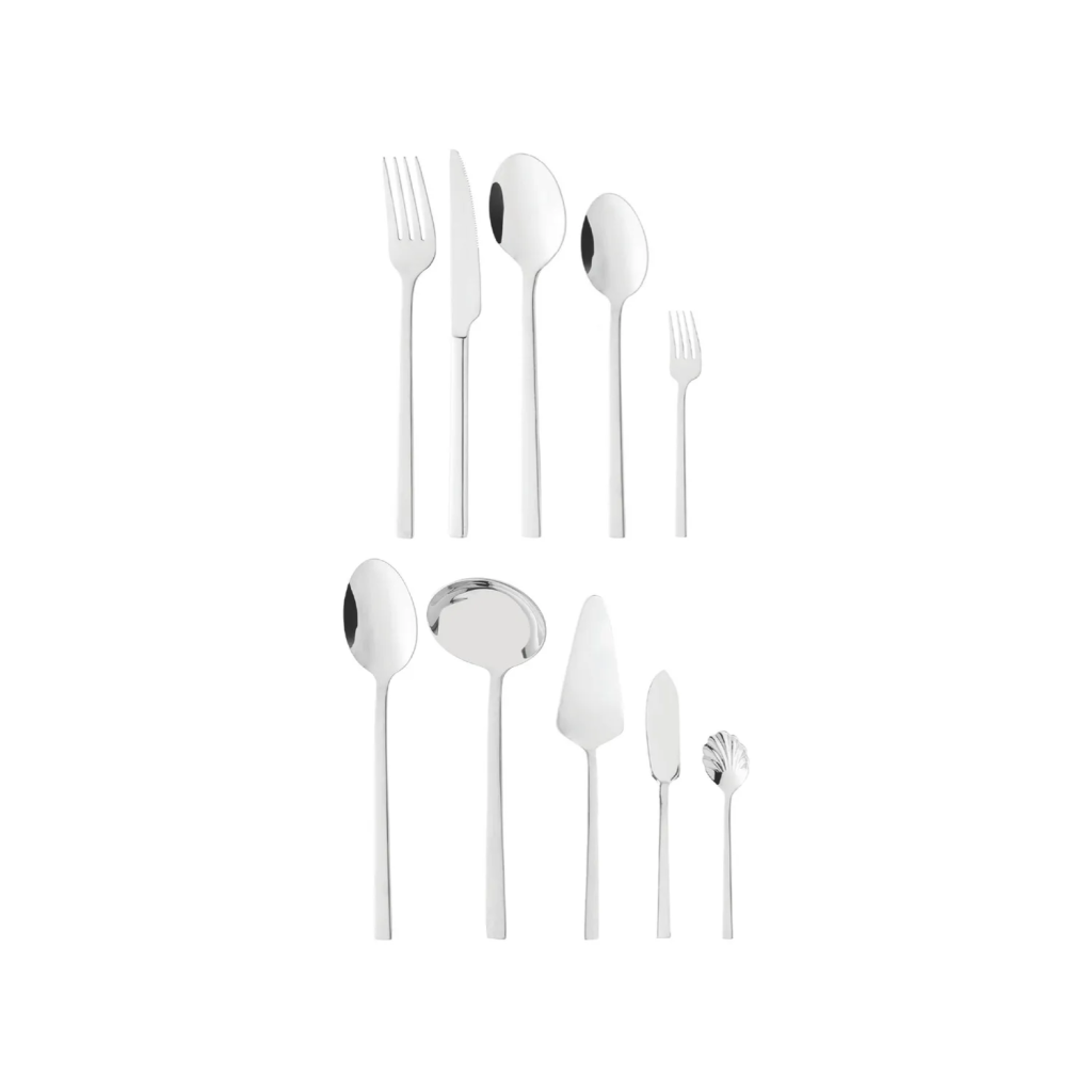 Faqueiro Wolff Firenze 35 Peças Aço Inox com Talheres de Servir e Caixa Presenteável - Faqueiro 06 Pessoas