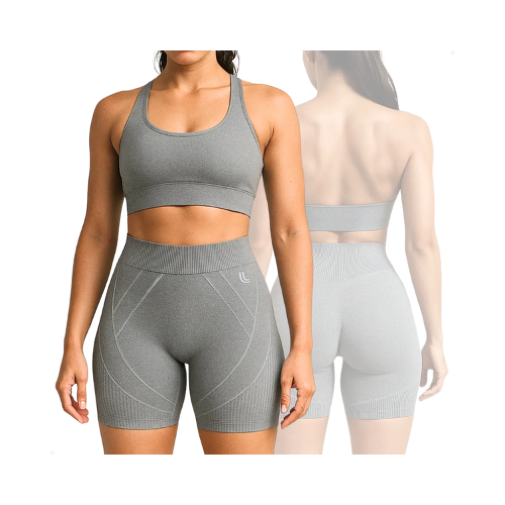 Bermuda Feminina Lupo Lsport Max 71311-001 Academia Poliamida Cós Médio Tamanhos P ao XG