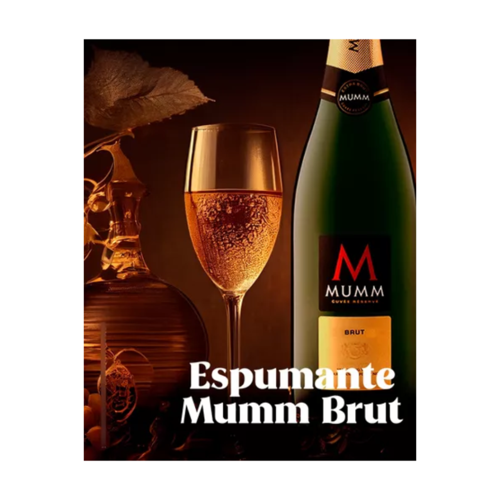 Espumante Argentino Branco Brut Cuvée Réserve Mumm 750 ml