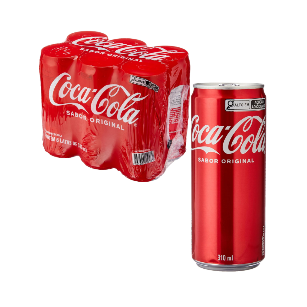 Pack de COCA-COLA LATA 310 ML 6 unidades