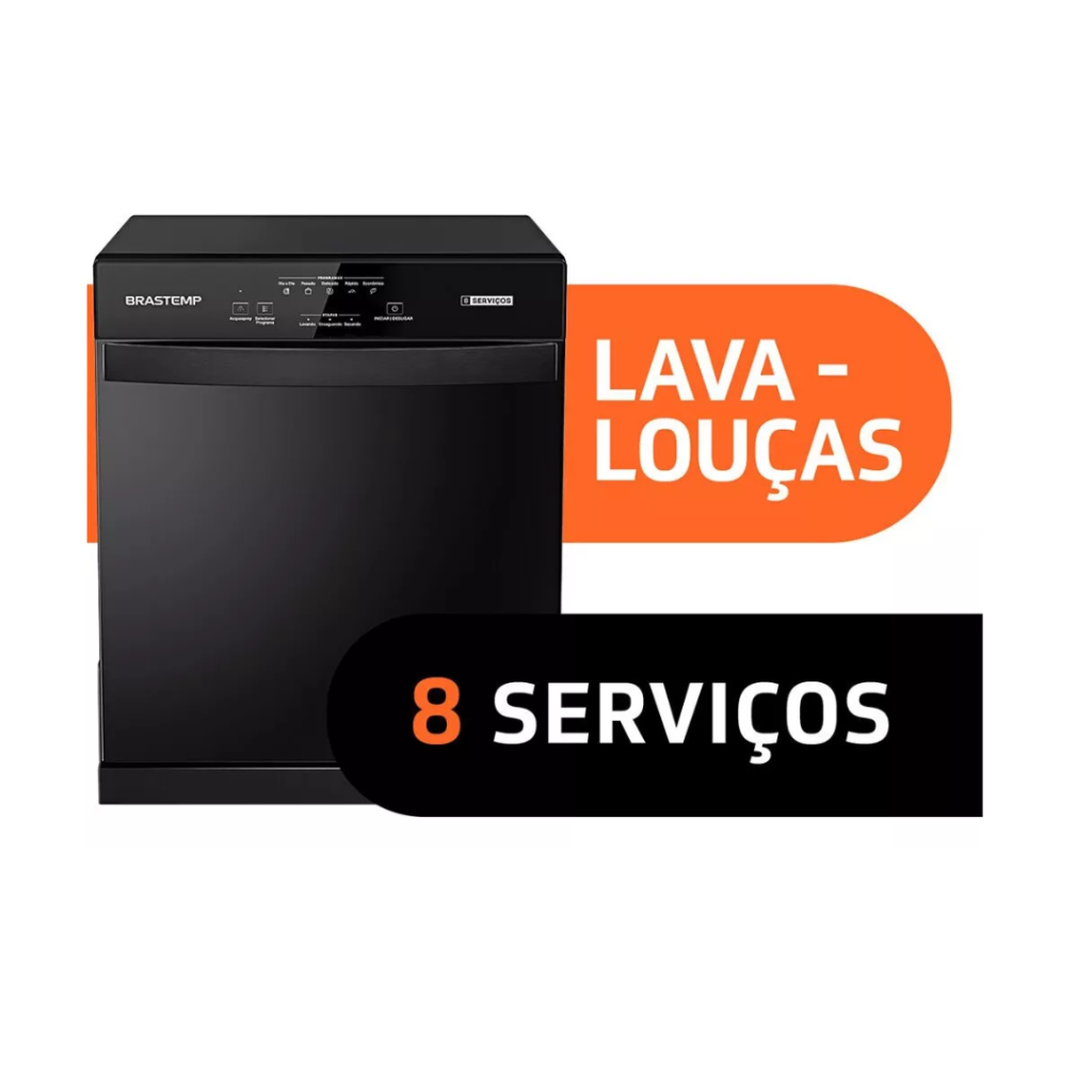 Lava Louças Brastemp 8 Serviços Econômica Blf08ae