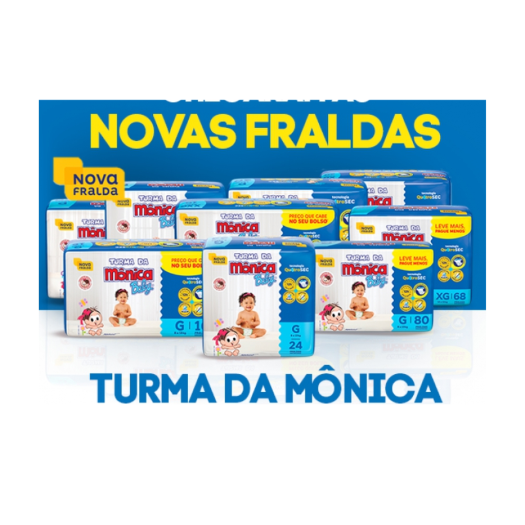 Fralda Turma da Mônica Baby