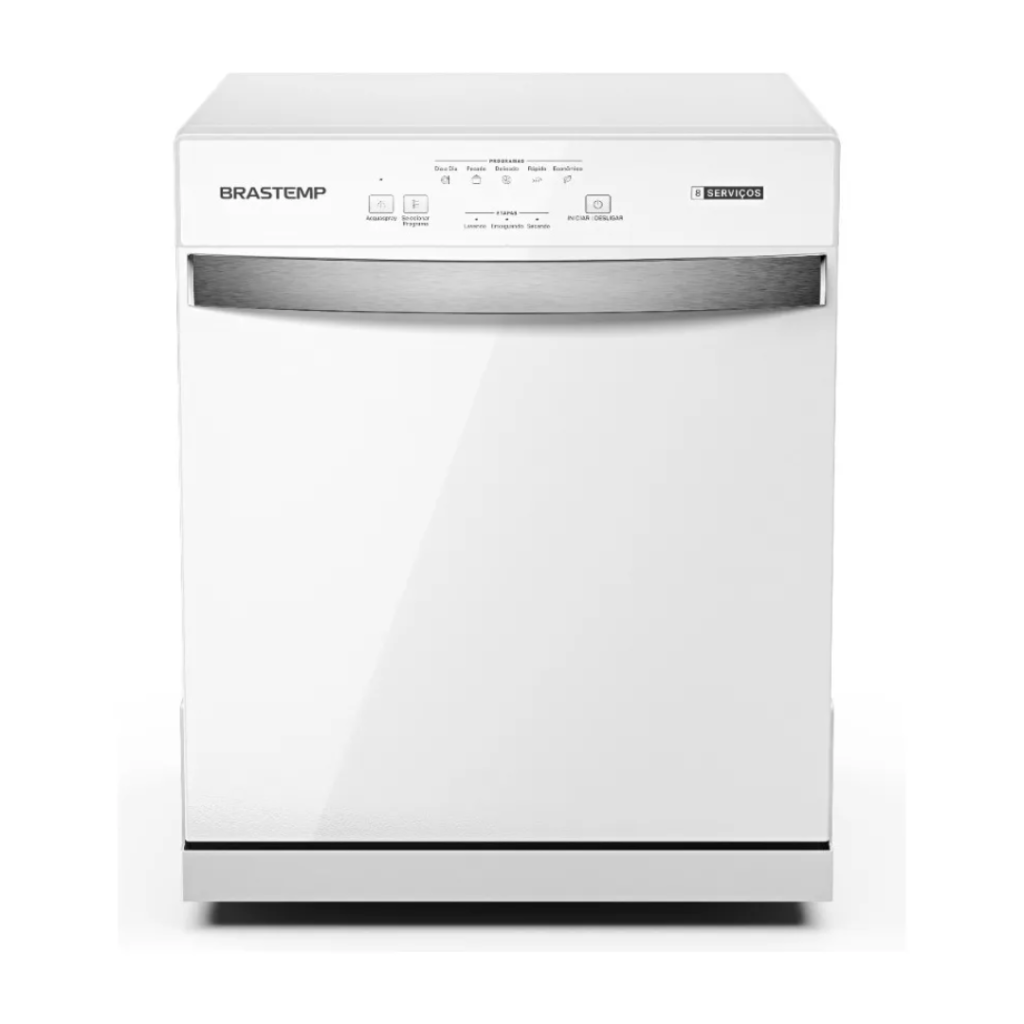 Lava-louças 8 Serviços Blf08bb Cor Branco Brastemp 110V