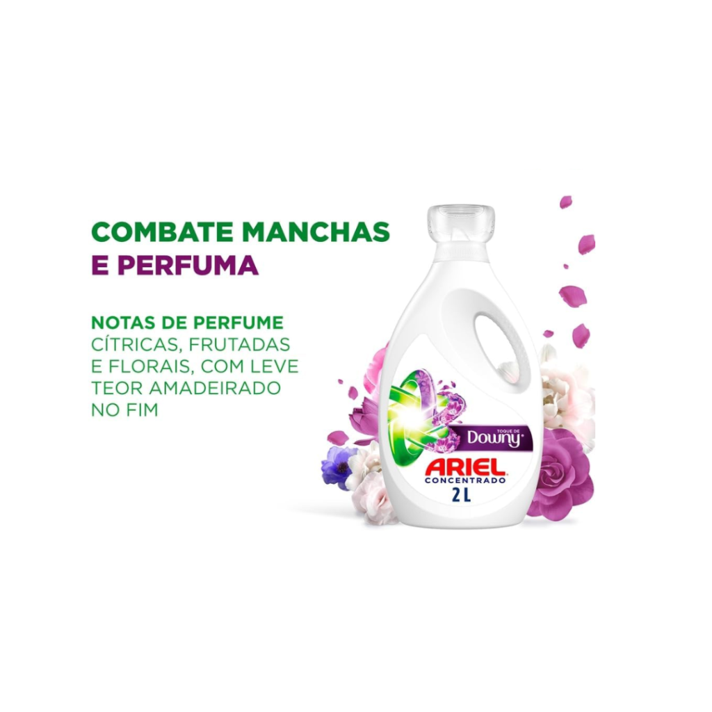 Lava Roupas Ariel Expert com Toque de Downy - 2L