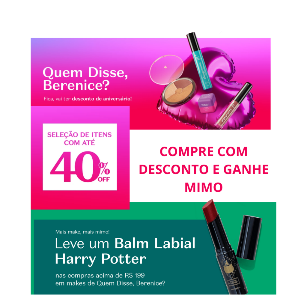 Produtos queridinhos de Quem Disse, Berenice com até 40% off