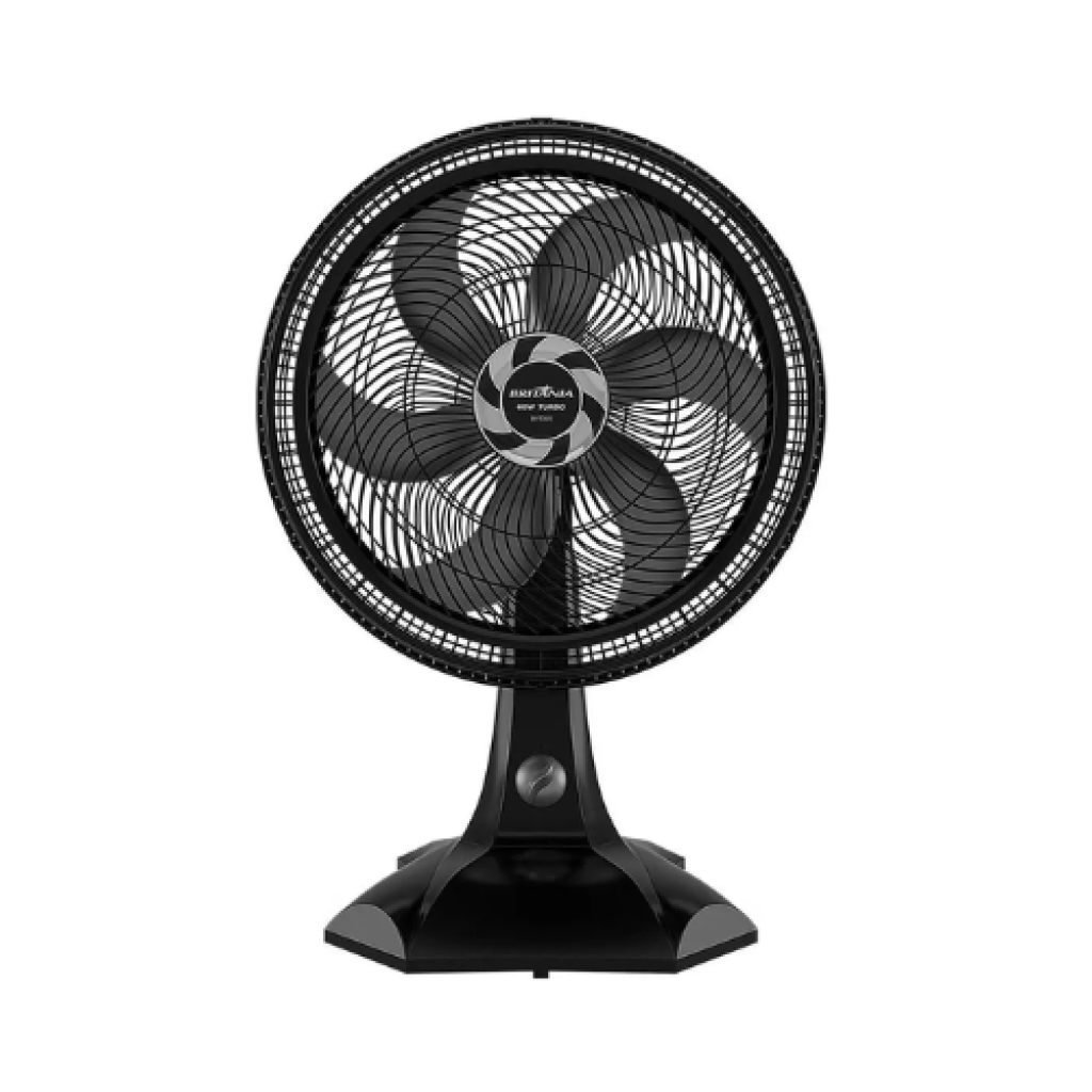 Ventilador de Mesa Britânia BVT301 30cm 6 Pás 3 Velocidades 60W Preto