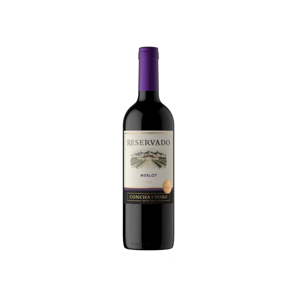 Vinho Tinto Chileno Merlot 750ml Reservado Concha Y Toro
