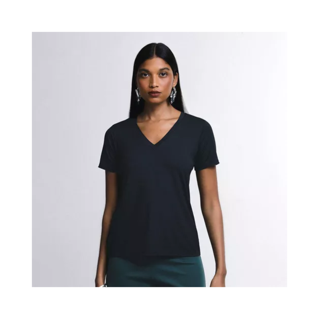 Tech T-shirt Insider Feminina Gola V,  Antiodor e Conforto Térmico
