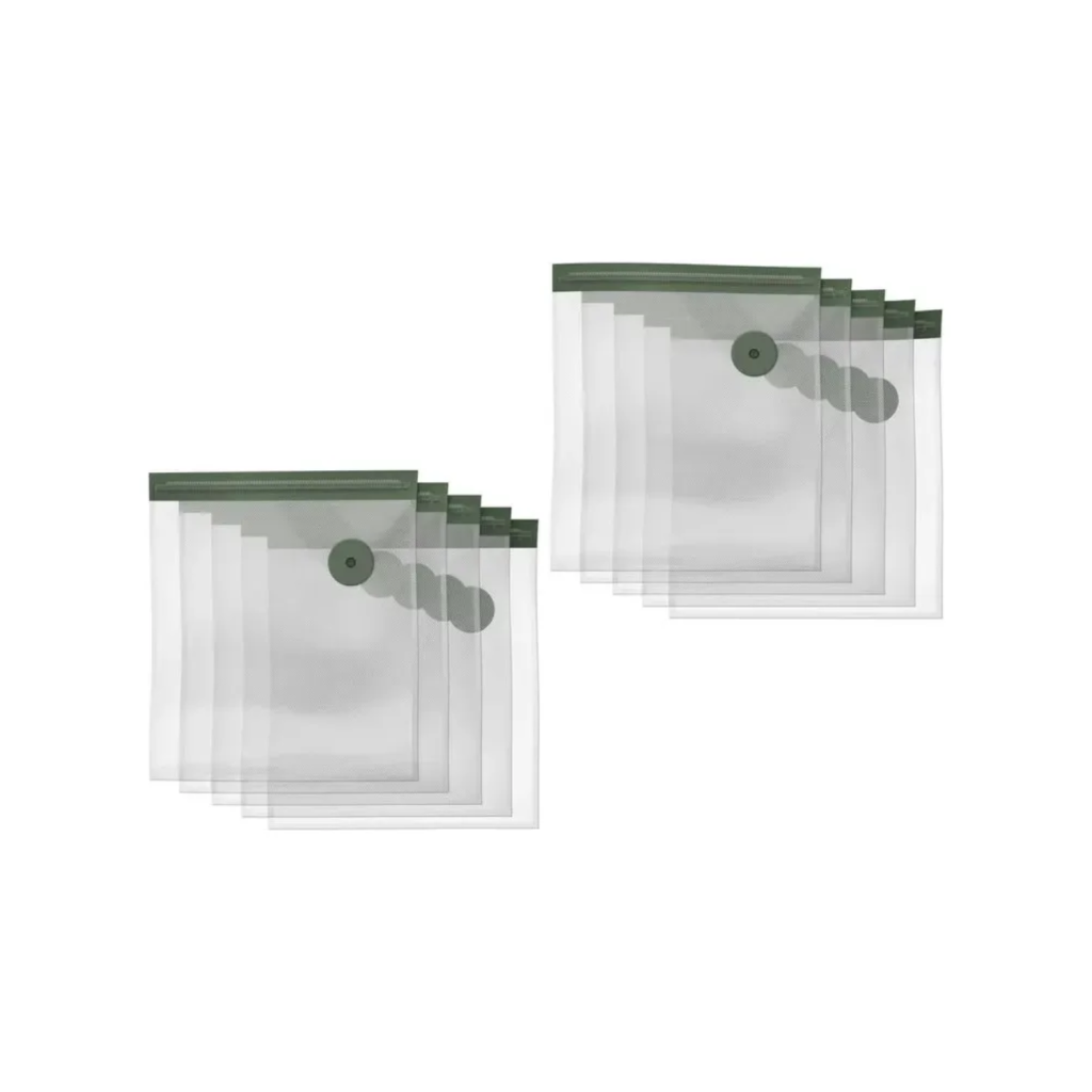 Saco Hermético Reutilizável À Vácuo 10 Unidades Electrolux