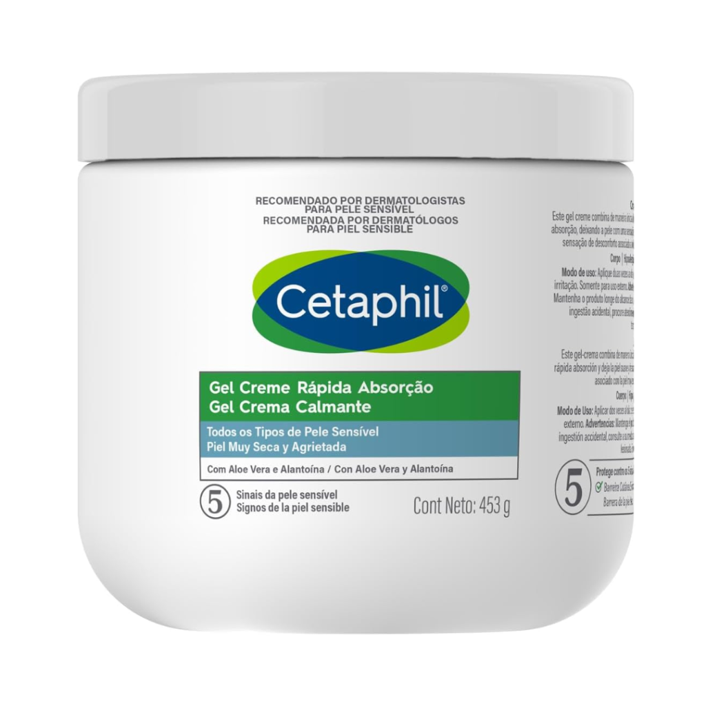 Cetaphil Gel Creme Rápida Absorção Com Aloe Vera 453g