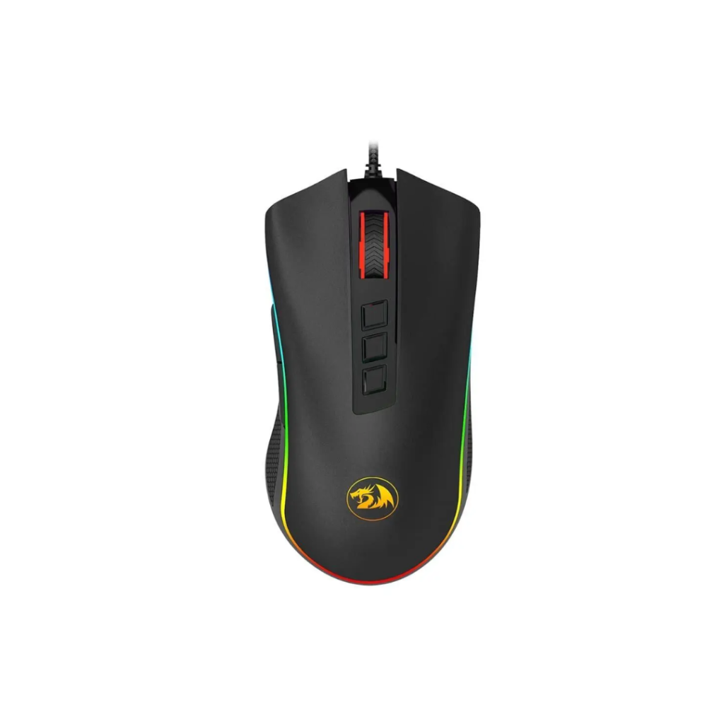 Mouse Gamer Redragon Cobra, Chroma RGB, 10000DPI, 7 Botões, Preto - M711 V2