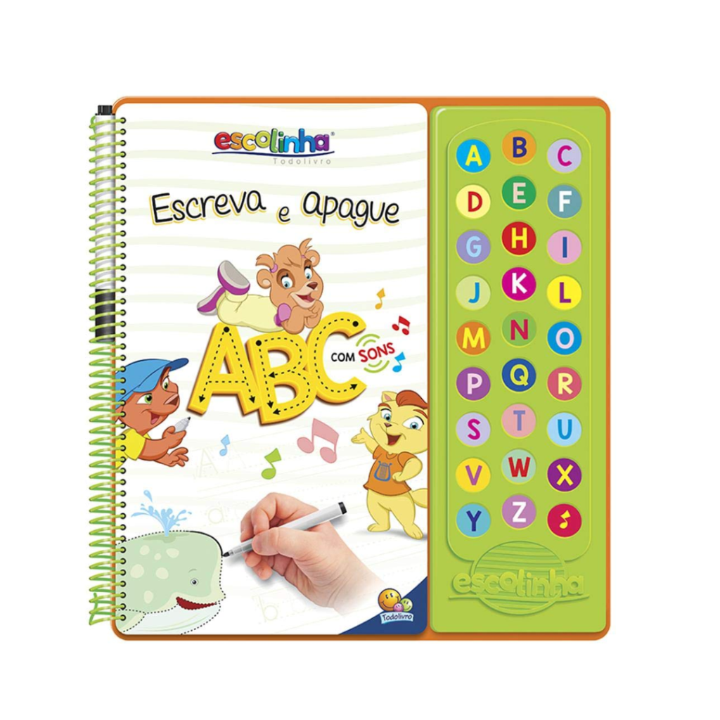 Escute e Aprenda! Escreva Apague ABC com Sons (Escolinha Todolivro)