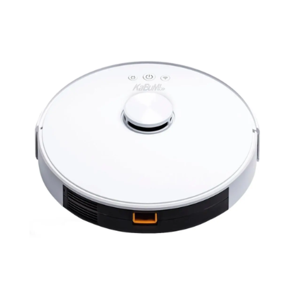 Robô Aspirador KaBuM Smart 700 Branco KBSF006 com Função Passa Pano e Controle App