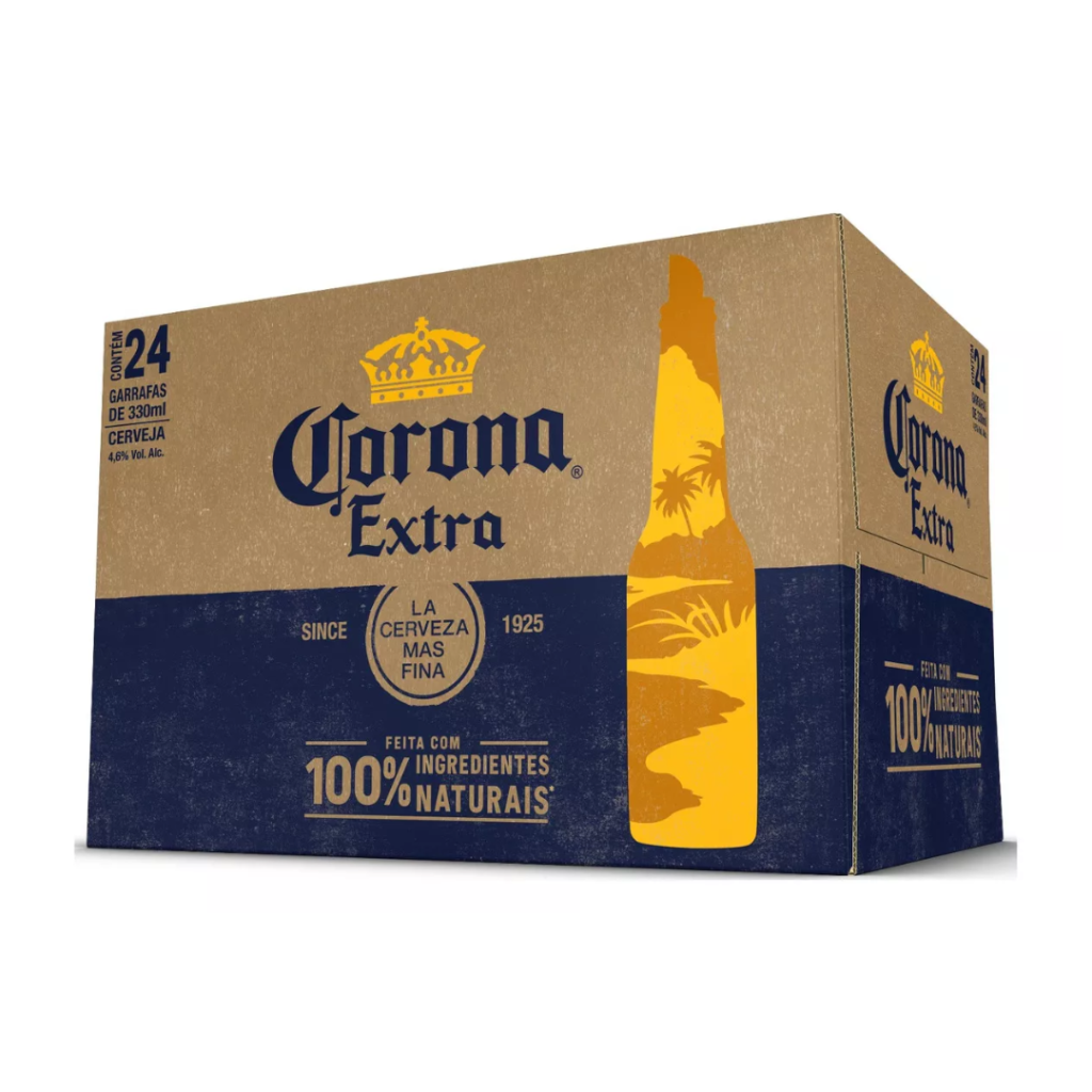 Cerveja Corona Extra Pilsen 330ml 24 u