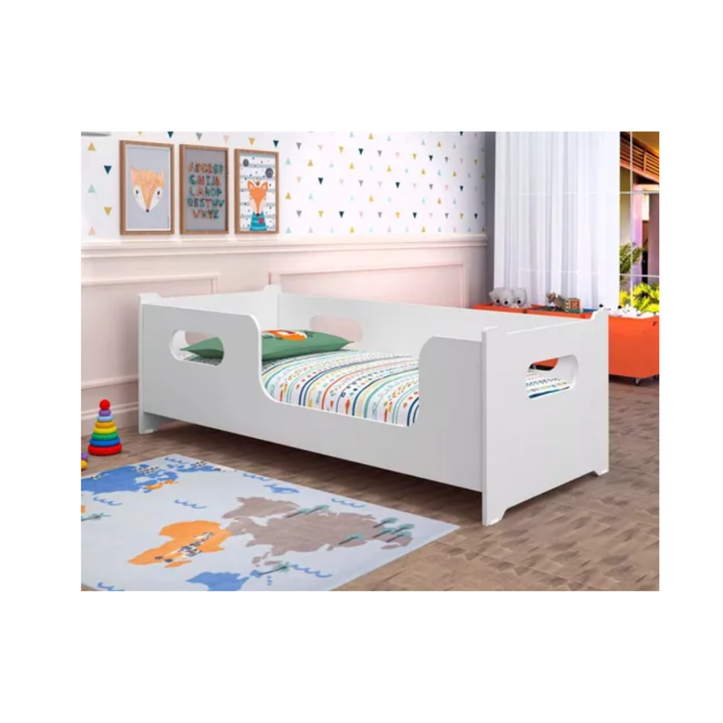 Cama Encanto Infantil Montessoriana Quarto + Colchão Incluso