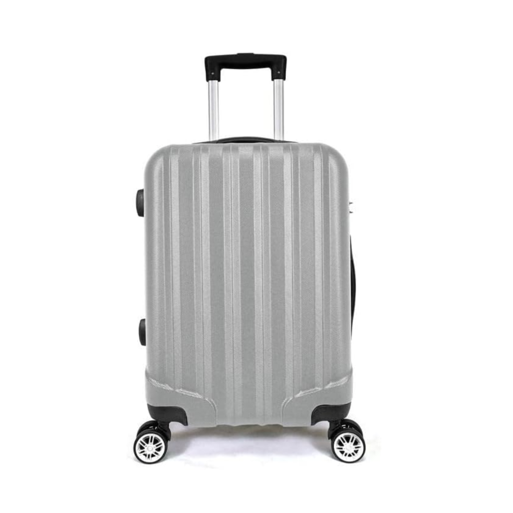 Mala de Bordo ABS 4 Rodas Adventure Fortt Prata - MAB01-PR