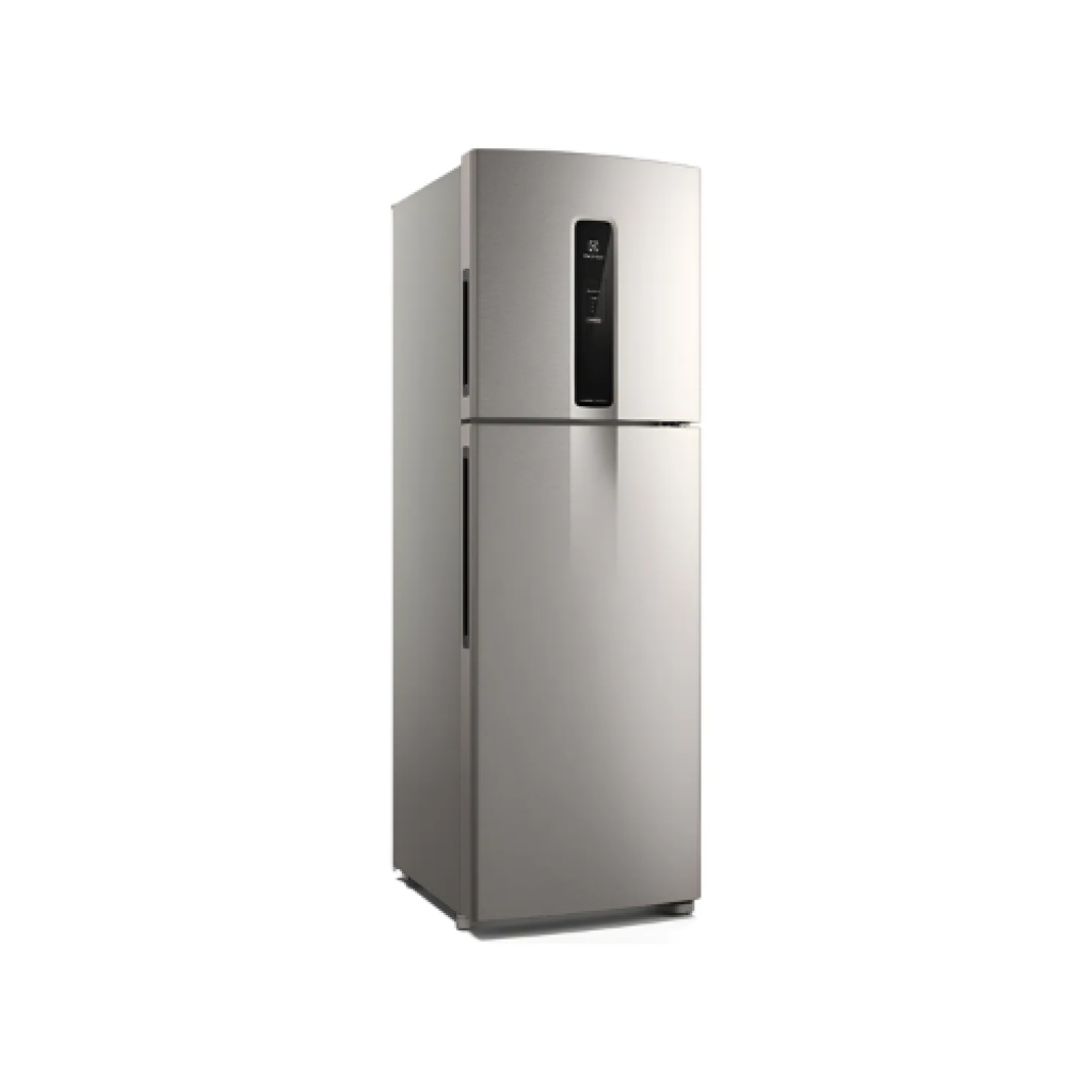 Geladeira Electrolux Frost Free Inverter 410L Duplex AutoSense IF46S Inox Look Efficient