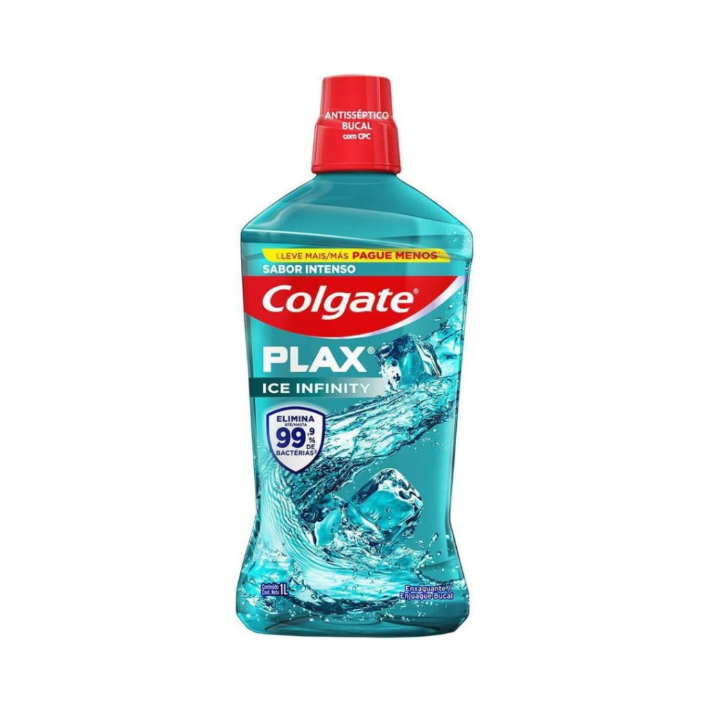 Colgate Plax Ice Infinity - Enxaguante Bucal, 1000Ml