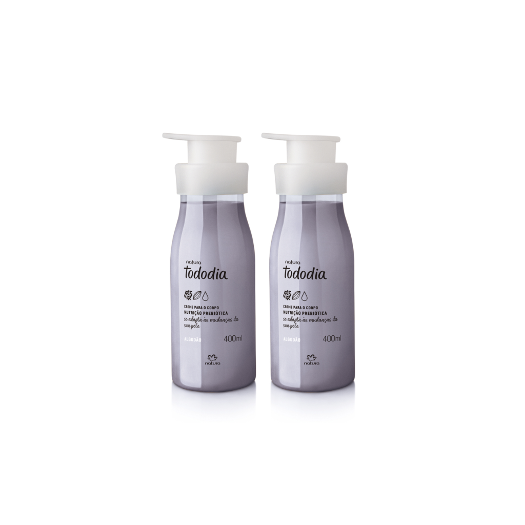 Kit Creme Desodorante Nutritivo Para o Corpo Tododia Algodão
