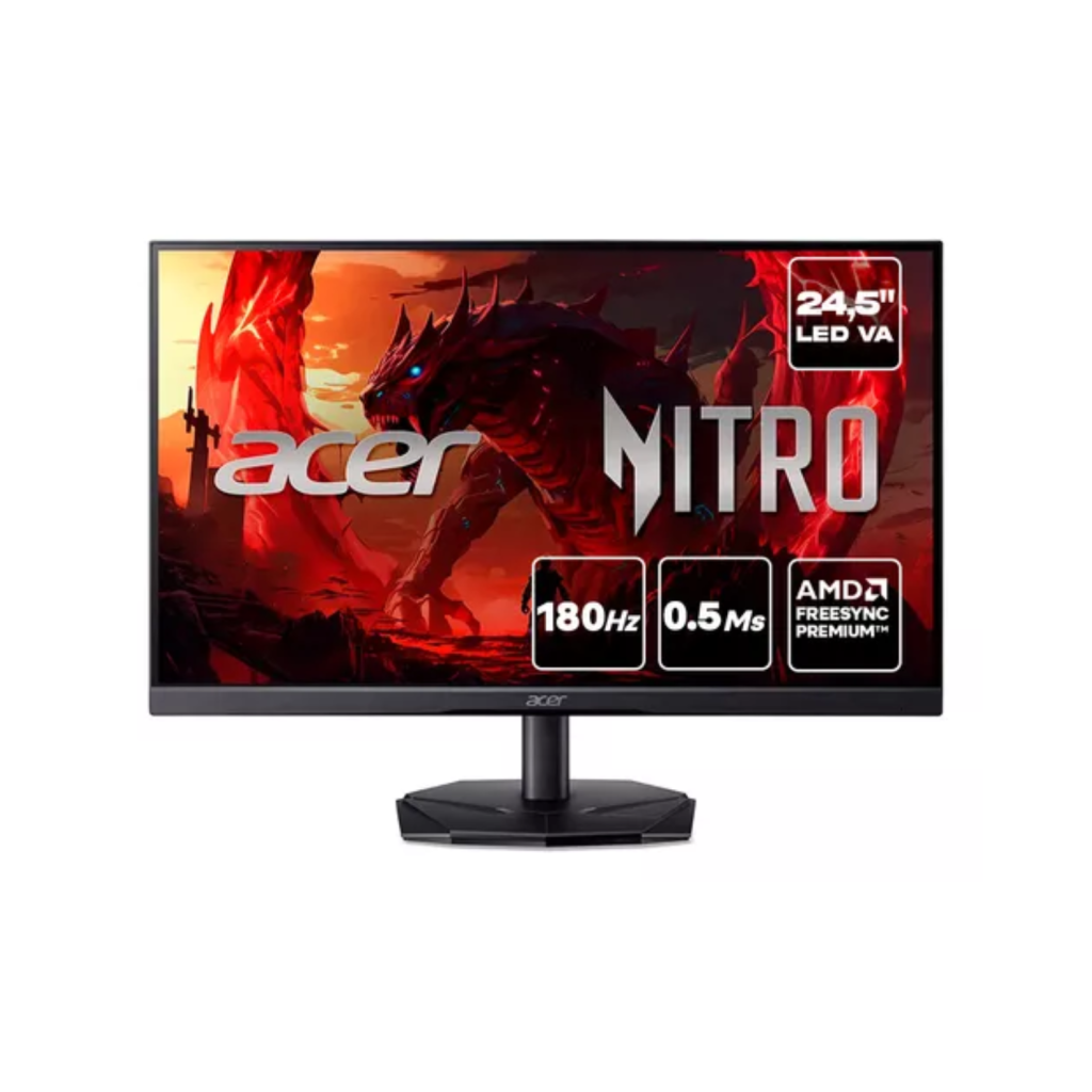 Monitor Gamer Acer Nitro 24,5 Va 180hz 0.5ms Full Hd Amd Freesync Kg251q Bivolt