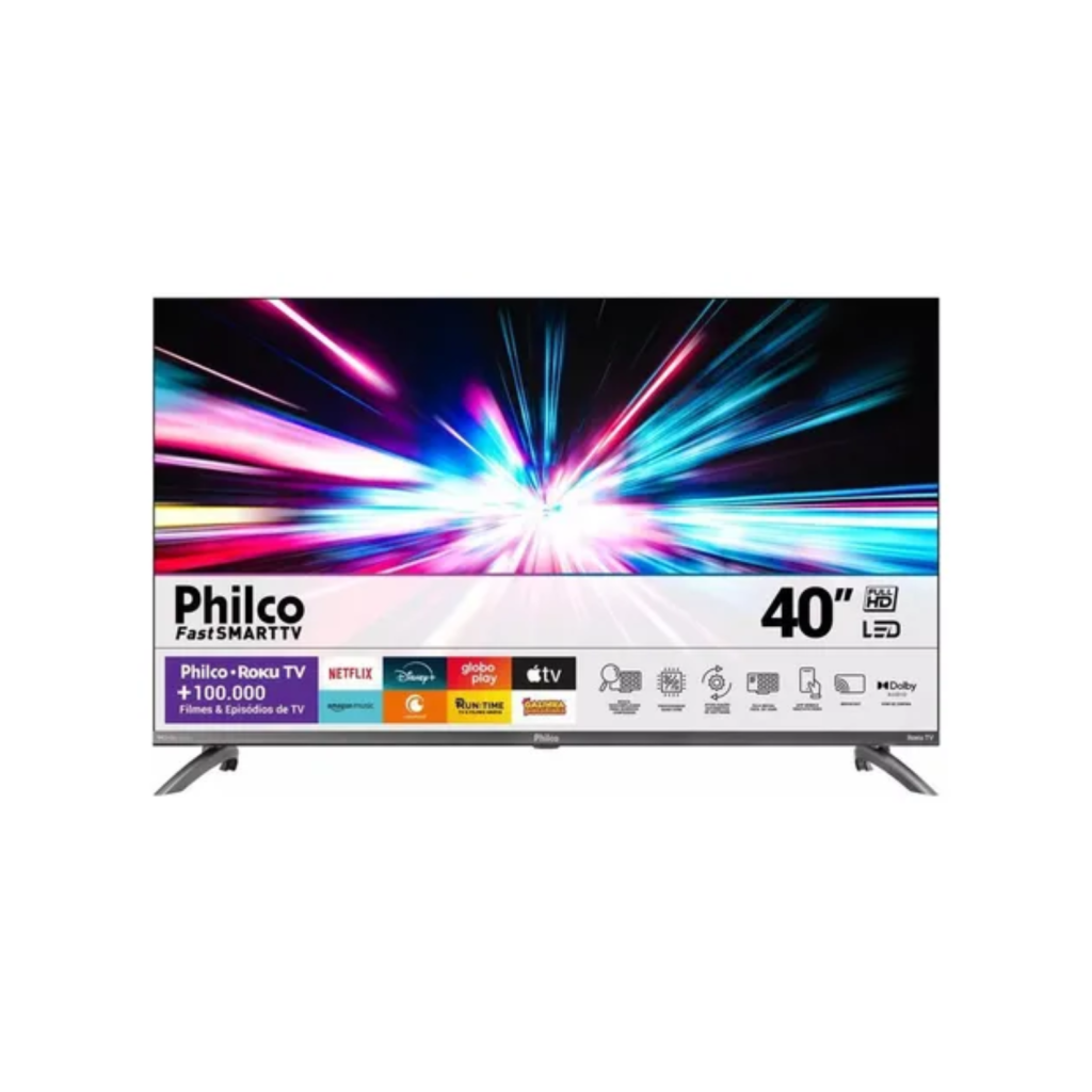Smart Tv 40 Philco Ptv40m9gr2cgb Roku Tv Led Dolby Audio