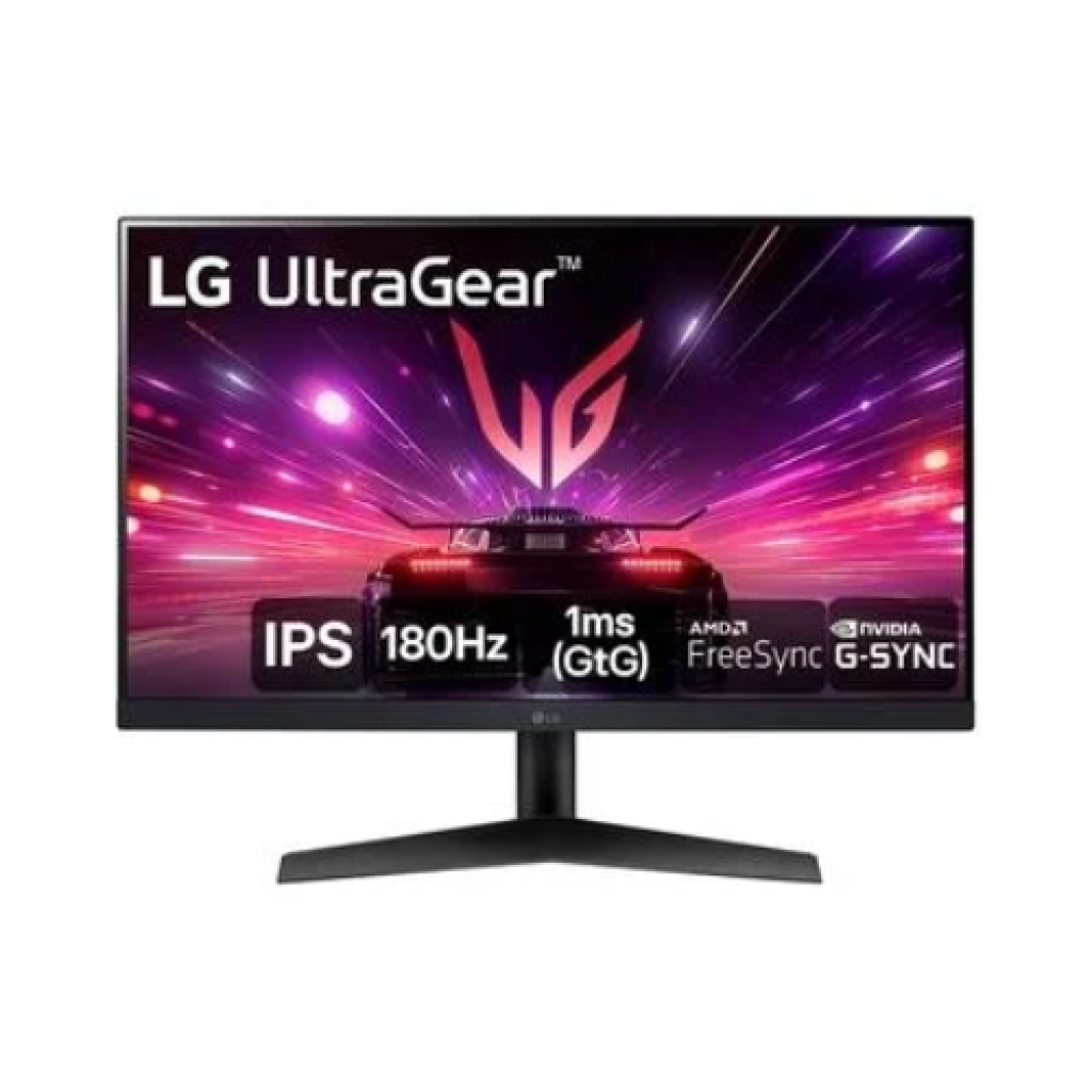 Monitor LG UltraGear 24GS60F-B 24" FHD IPS 180Hz 1ms HDR10 FreeSync G-SYNC HDMI DP Preto