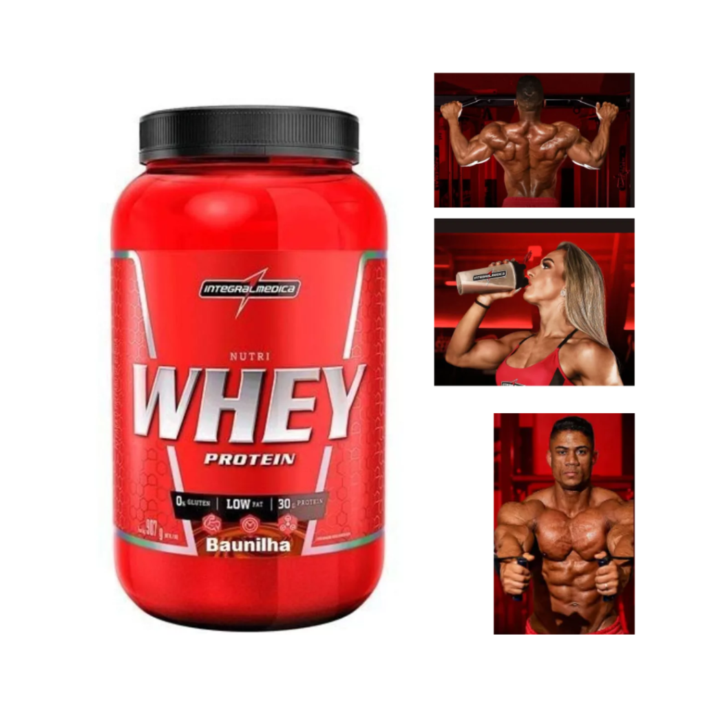 Nutri Whey Protein Baunilha Pote 900g Integralmédica