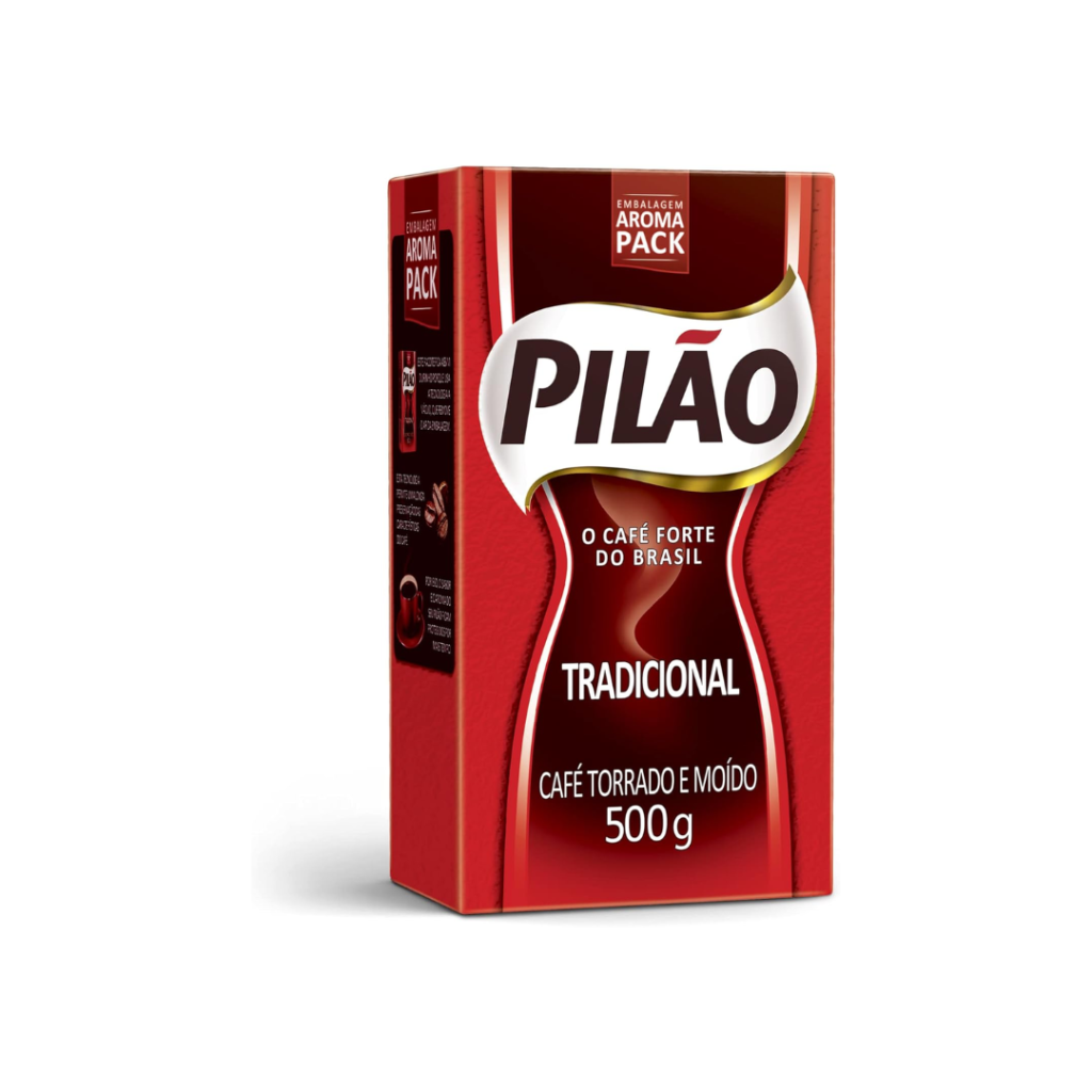 Café Pilão Torrado e Moído Tradicional Vácuo 500 gramas
