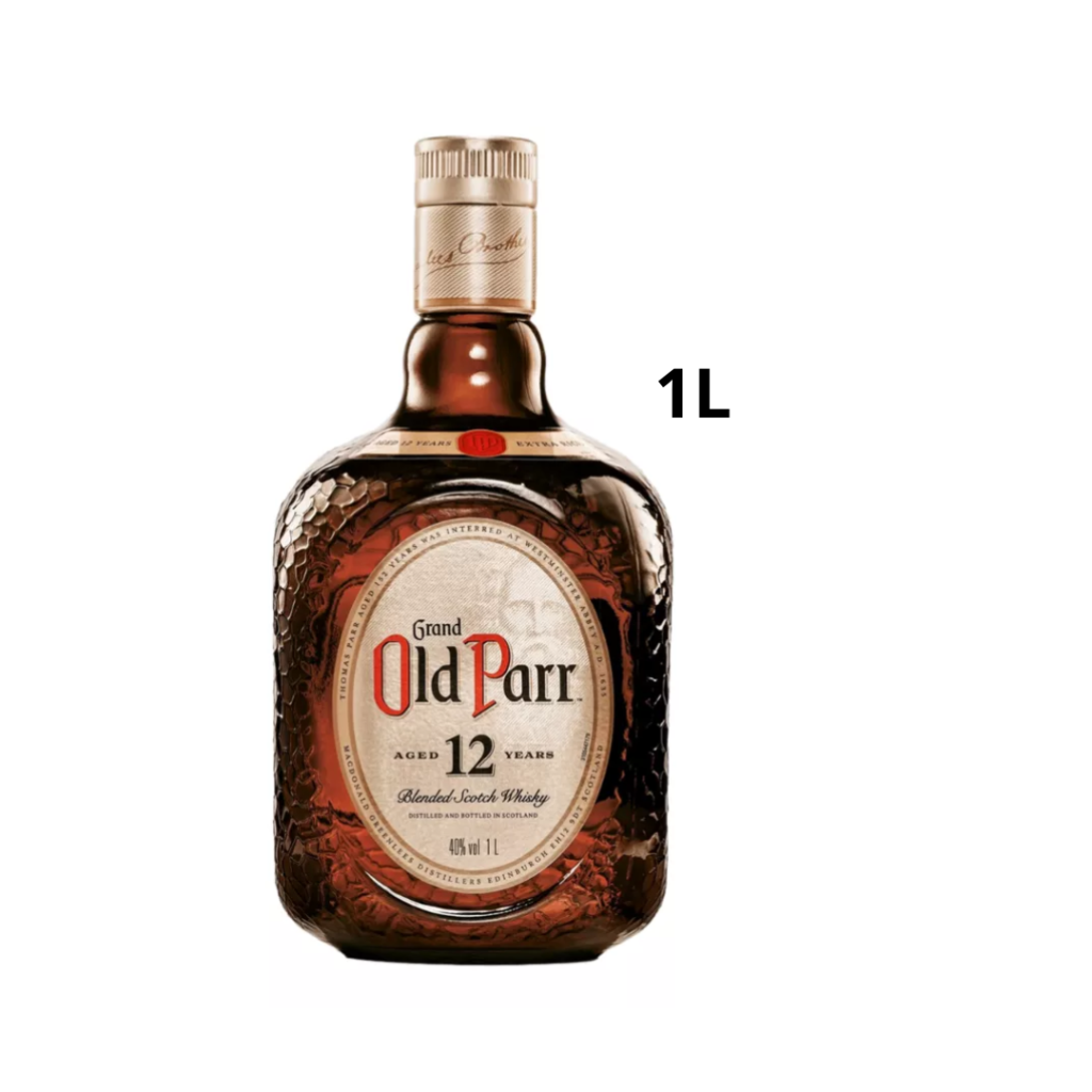 Whisky Grand Old Parr Blended Scotch 12 anos 1L