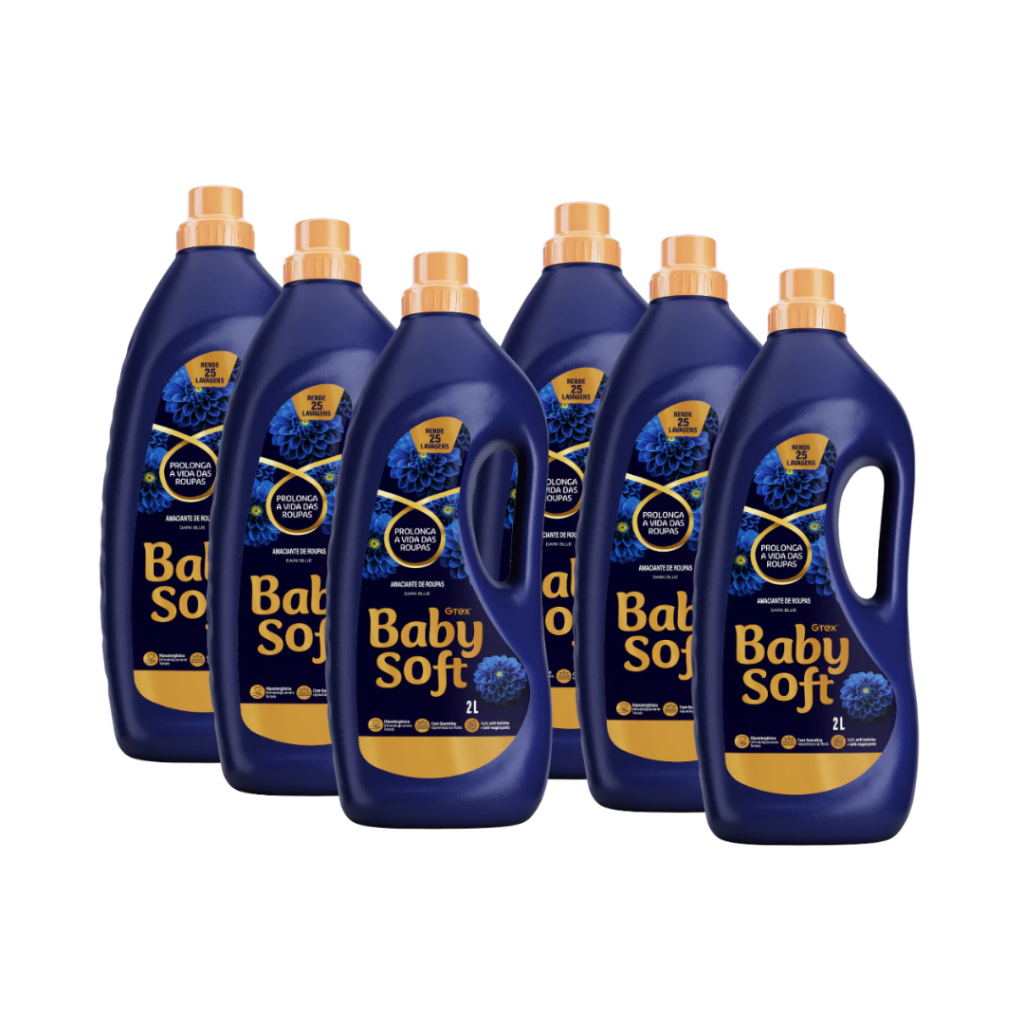 Kit 12L Amaciante Baby Soft Infinity Care Dark Blue