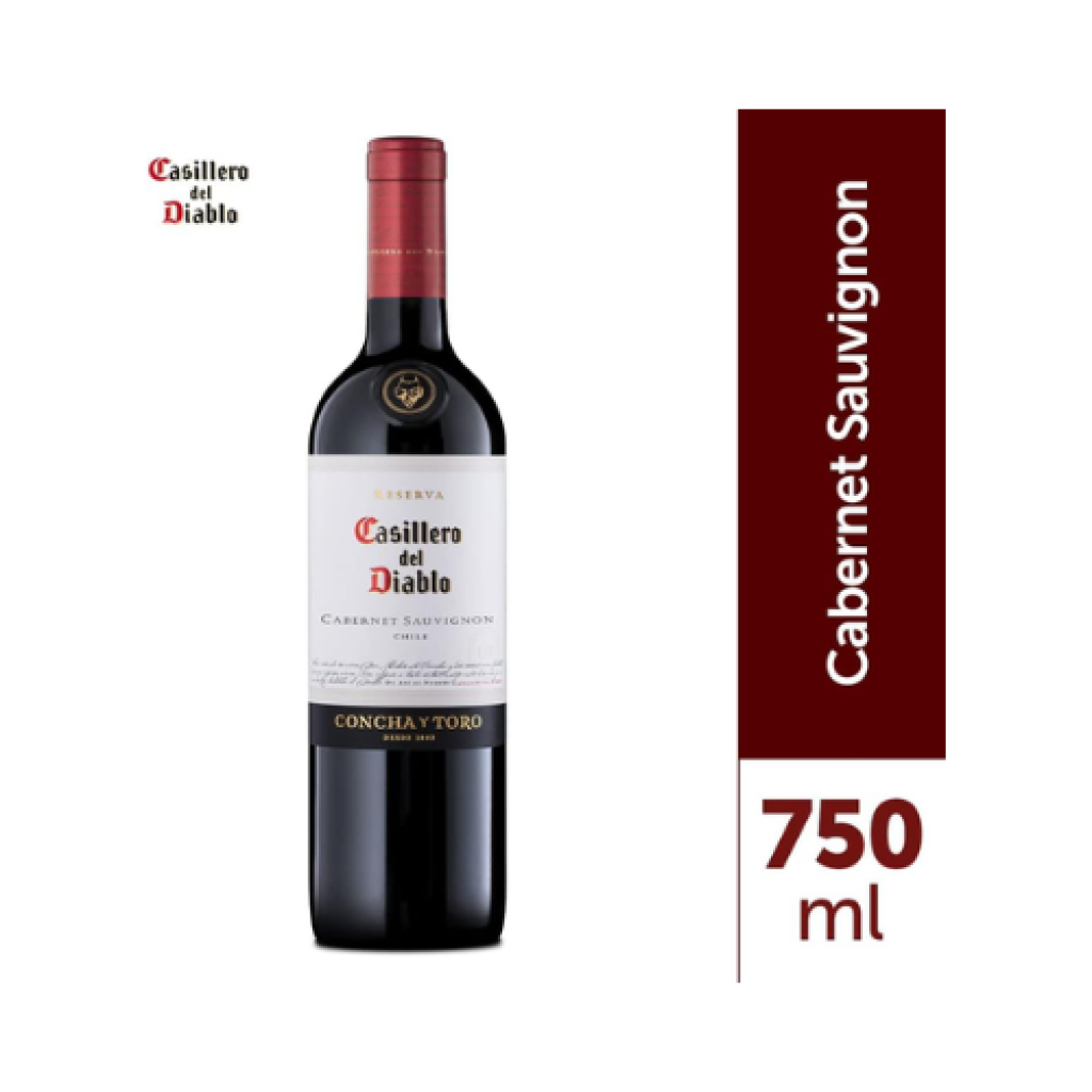 Vinho Tinto Concha y Toro Casillero del Diablo Cabernet Sauvignon 750ml, Chile
