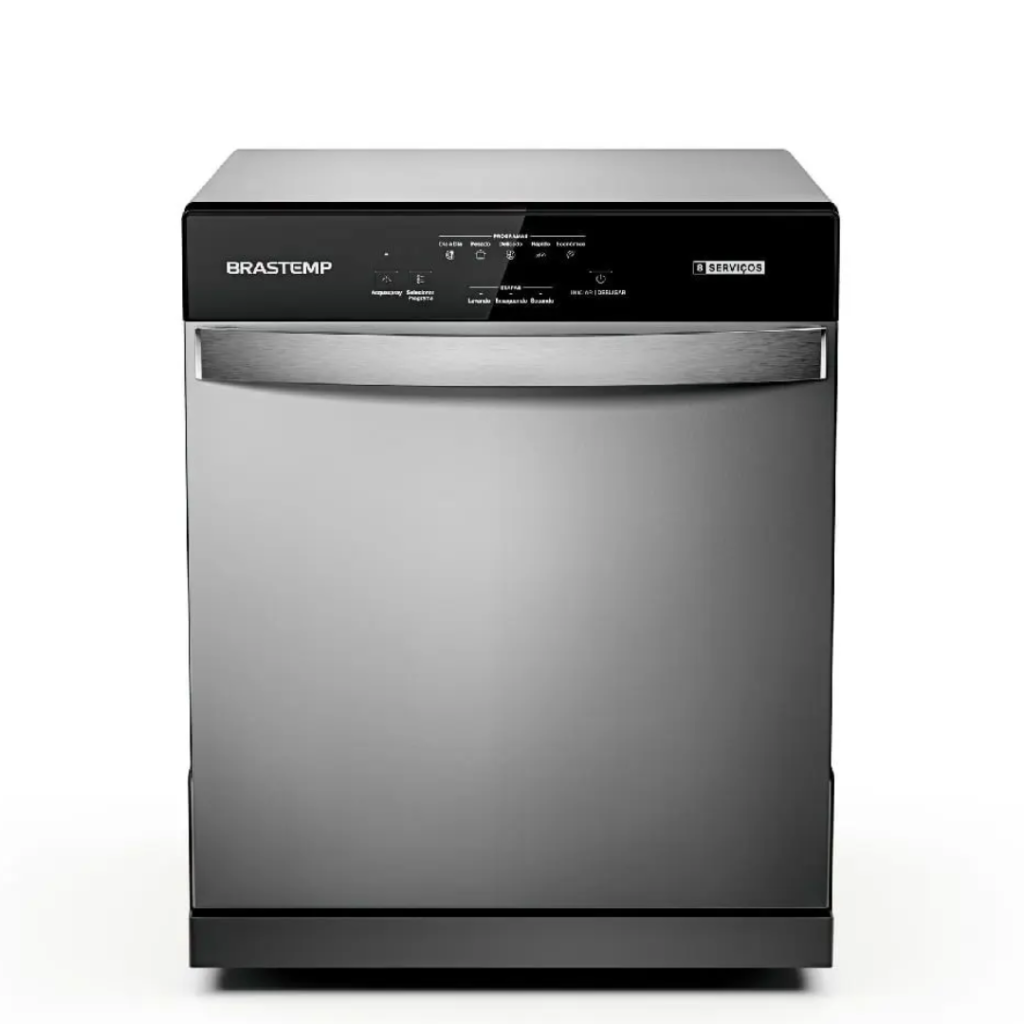 Lava Louças 8 Serviços Brastemp Cinza - BLF08BS