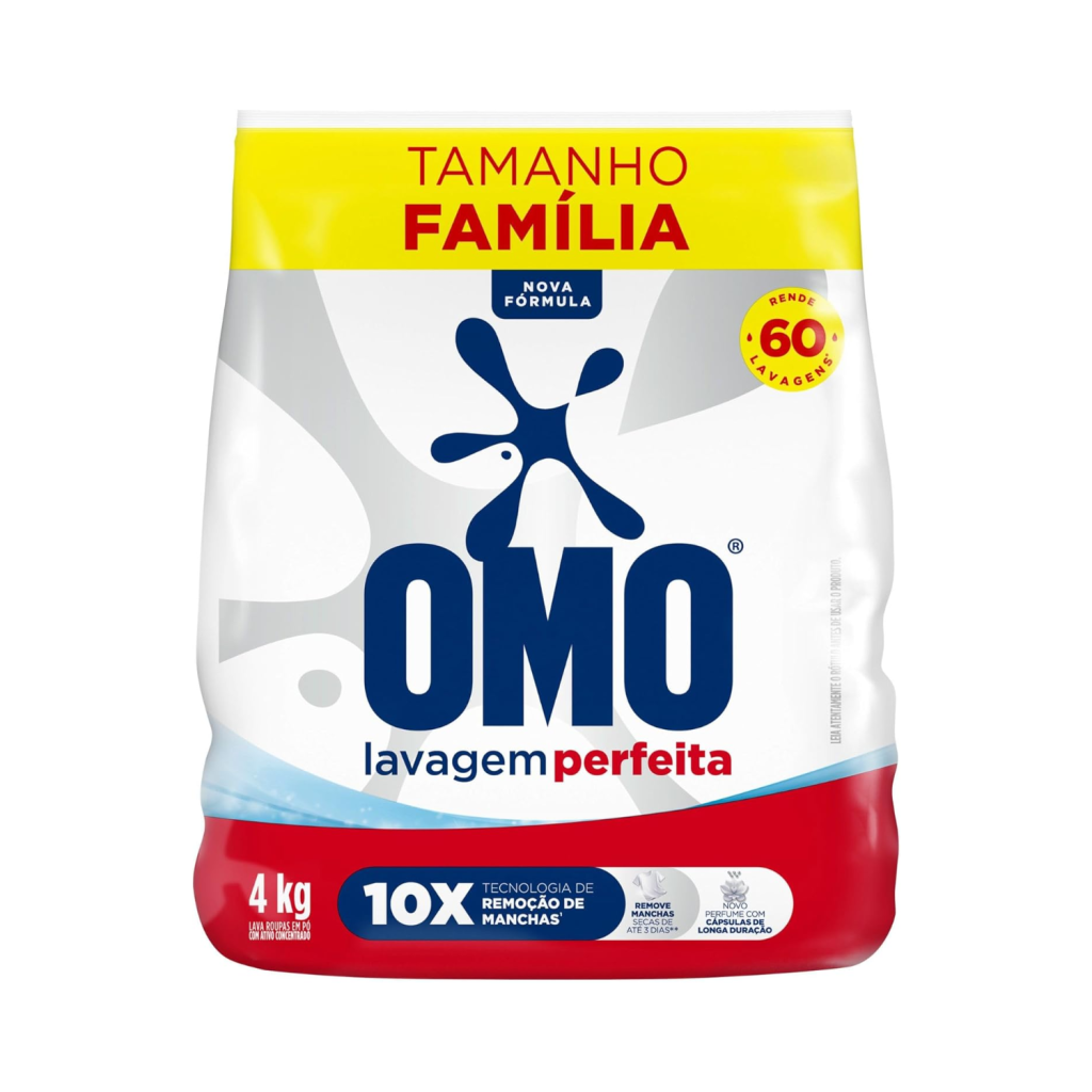 Omo Sabão em Pó Lavagem Perfeita 4Kg