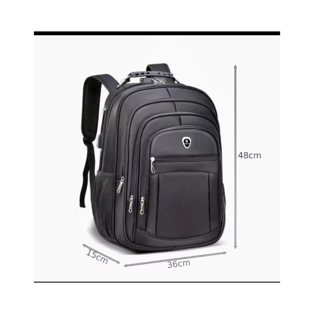 Mochila Reforçada Masculina Impermeável Escolar Trabalho e Viagens