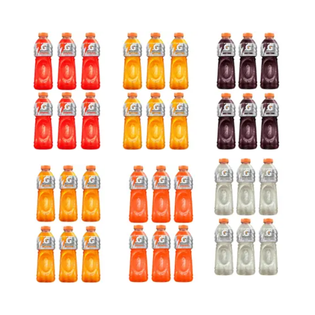 Kit Isotônico Gatorade  500ml - - 6 Unidades