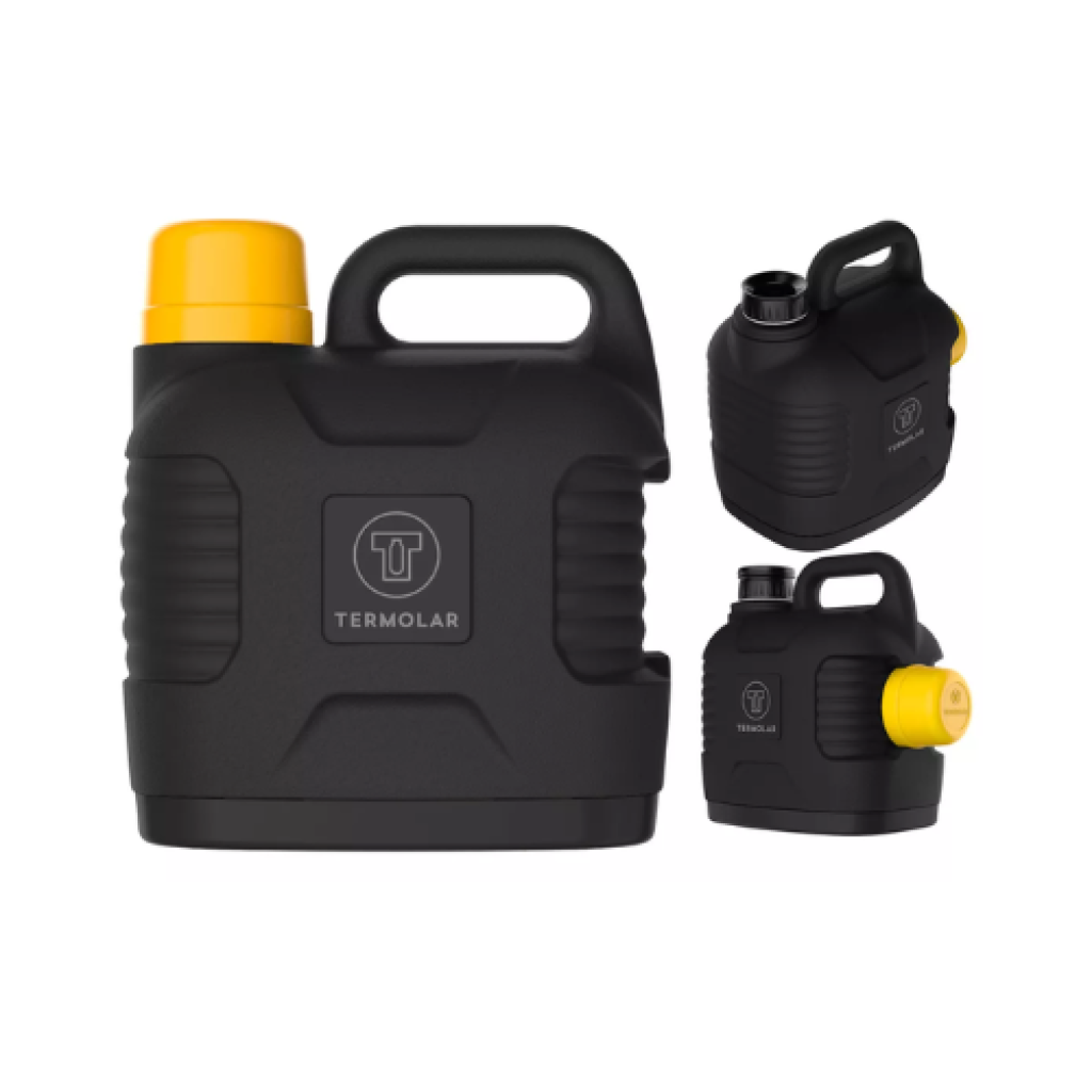 Garrafão Térmico Termolar Supertermo 5L – Preto e Amarelo, Conserva Quente e Gelado